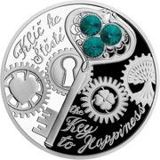 2 Dollars - Elizabeth II Key to Happiness, Niue, 2022 reverse image