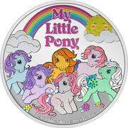 2 Dollars - Elizabeth II My Little Pony, Niue, 2022 reverse image