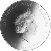 2 Dollars - Elizabeth II Peace Dove obverse image