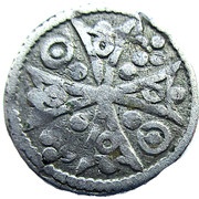 Denier - Henry I Tower; Vilvoorde mint, Belgium, 1210-1235 reverse image