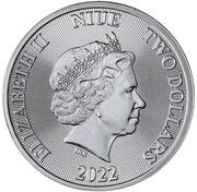 2 Dollars - Elizabeth II Ram of Calvary obverse image
