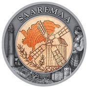 2 Dollars - Elizabeth II Saaremaa, Niue, 2022 reverse image