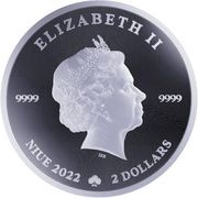 2 Dollars - Elizabeth II Shamrock obverse image