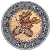 2 Dollars - Elizabeth II Stelmužė Oak obverse image