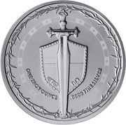 2 Dollars - Elizabeth II Sword of Truth, Niue, 2022 reverse image