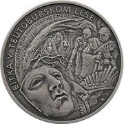 2 Dollars - Elizabeth II Battle of the Teutoburg Forest, Niue, 2022 reverse image