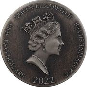 2 Dollars - Elizabeth II Cleansing the Temple obverse image