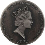 2 Dollars - Elizabeth II Descent of the Spirit obverse image