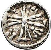 Denier - Henry II/III Tower, Belgium, 1235-1261 reverse image