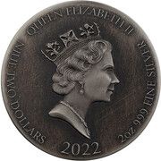2 Dollars - Elizabeth II Samson and the Gates of Gaza obverse image