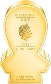 2 Dollars - Elizabeth II C-3PO obverse image