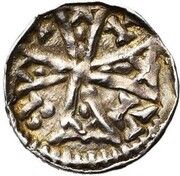 Denier - Henry II/III Lion, Belgium, 1235-1261 reverse image