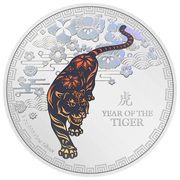 2 Dollars - Elizabeth II Year of the Tiger reverse image