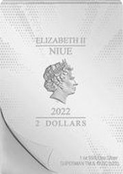 2 Dollars - Elizabeth II Action Comics #1 obverse image