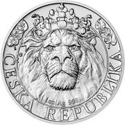 2 Dollars - Elizabeth II Czech Lion, Niue, 2022 reverse image