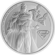 2 Dollars - Elizabeth II Superman, Niue, 2022 reverse image