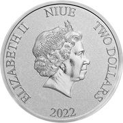 2 Dollars - Elizabeth II Lady and the Tramp obverse image