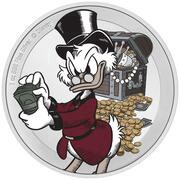 2 Dollars - Elizabeth II Scrooge McDuck, Niue, 2022 reverse image