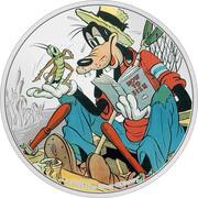 2 Dollars - Elizabeth II Goofy, Niue, 2022 reverse image