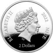 2 Dollars - Elizabeth II Border Collie obverse image