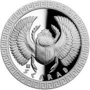2 Dollars - Elizabeth II Scarabaeus, Niue, 2022 reverse image