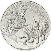 2 Dollars - Elizabeth II Freya, Niue, 2022 reverse image