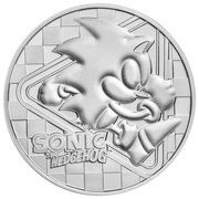 2 Dollars - Elizabeth II Sonic the Hedgehog, Niue, 2022 reverse image