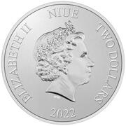 2 Dollars - Elizabeth II Darth Vader obverse image