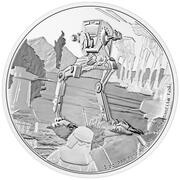 2 Dollars - Elizabeth II AT-ST Walker, Niue, 2022 reverse image