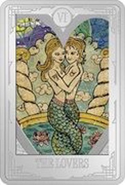 2 Dollars - Elizabeth II The Lovers, Niue, 2022 reverse image