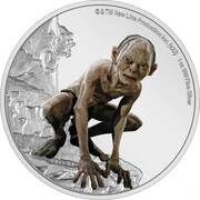 2 Dollars - Elizabeth II Gollum, Niue, 2022 reverse image