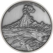 2 Dollars - Elizabeth II Mount Doom, Niue, 2022 reverse image