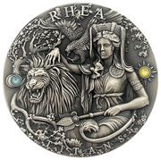 2 Dollars - Elizabeth II Rhea, Niue, 2022 reverse image