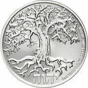 2 Dollars - Elizabeth II Tree of Life, Niue, 2022 reverse image