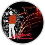 2 Dollars - Charles III A Nightmare on Elm Street, Niue, 2022 reverse image