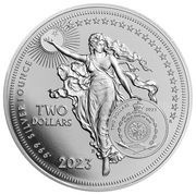 2 Dollars - Charles III Marie Curie obverse image