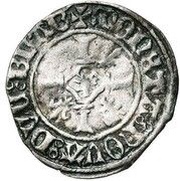¼ Groat - Philip the Good, Belgium, 1435-1467 reverse image