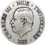 2 Dollars - Charles III Fire Drake obverse image