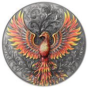 2 Dollars - Charles III Phoenix, Niue, 2023 reverse image