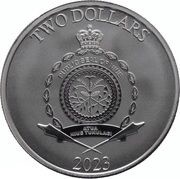 2 Dollars - Charles III Ram of Calvary obverse image