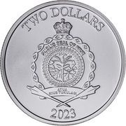 2 Dollars - Charles III Sword of Truth obverse image