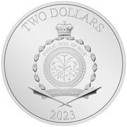 2 Dollars - Charles III Power Rangers obverse image