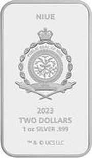2 Dollars - Charles III Scarface obverse image