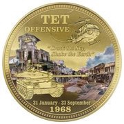 2 Dollars - Charles III Tet Offensive, Niue, 2023 reverse image