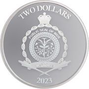 2 Dollars - Charles III Beavis & Butt-Head obverse image