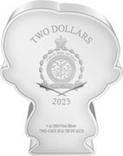 2 Dollars - Charles III Two-Face obverse image