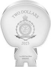 2 Dollars - Charles III Captain America obverse image