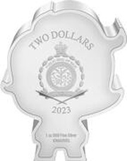 2 Dollars - Charles III Captain Marvel obverse image