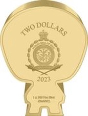 2 Dollars - Charles III Spider-man obverse image