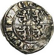 Sterling - John II Four lions type obverse image
